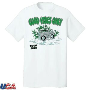 kenny Wiz Khalifa Merch Good Vibes Only Tour Stereo Tee1 kenny Wiz Khalifa Merch Good Vibes Only Tour Stereo Tee1