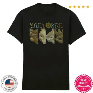 kenny Yaelokre Merch The Lark Lined Up Black Tour T Shirt