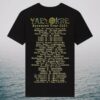 kenny Yaelokre Merch The Lark Lined Up Black Tour T Shirt1