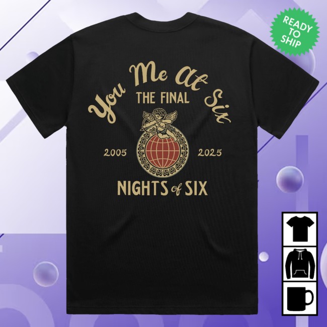 kenny You Me At Six Merch Final Nights Of Six Shirt kenny You Me At Six Merch Final Nights Of Six Shirt