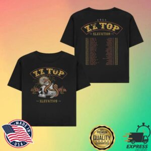 kenny Zz Top Merch Shop Elevation Tour 2025 Dateback Shirt