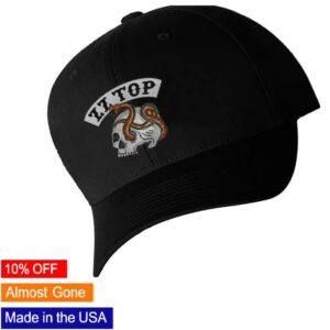 kenny Zz Top Merch Shop Skull Patch 5 Panel Hasd kenny Zz Top Merch Shop Skull Patch 5 Panel Hasd