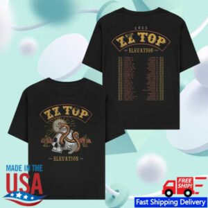 kenny Zz Top Merch Store Elevation Tour 2025 Dateback Shirt