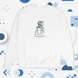 kenny ariana grande official store merch shop christmas kisses reindeer sweatshirt