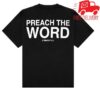 kenny sau 2819 Store Merch Shop Preach The Word Black Shirt