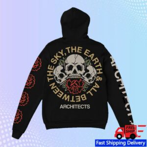 kenny sau Architects Official Store Merch Shop The Sky The Earth Skull Black Hoodie