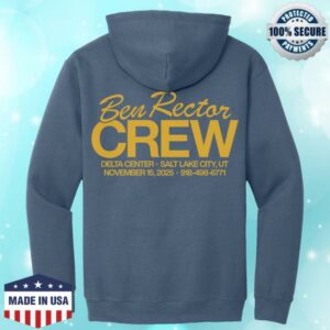 kenny sau Ben Rector Online Store Merch Shop Ben Rector Live In Salt Lake City Hoodie
