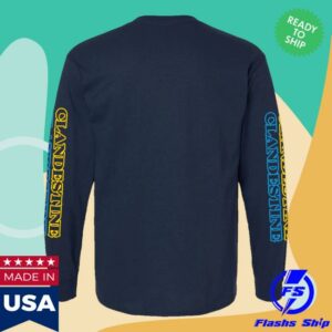 kenny sau Clandestine Industries Store Merch Shop Millenium Logo Long Sleeve Shirt