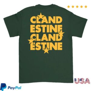 kenny sau Clandestine Industries Store Merch Shop Stacked Star Logo Shirt