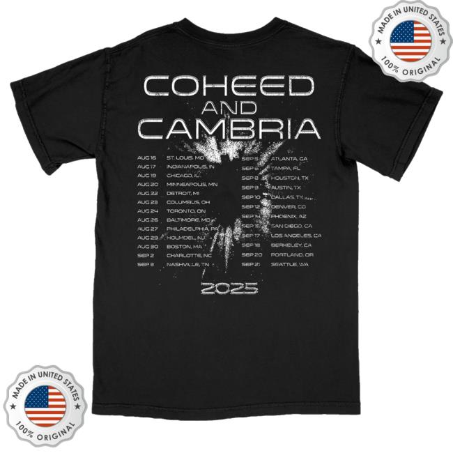 kenny sau Coheed And Cambria Merch Shop Store Stone Keywork Fall Tour Shirt kenny sau Coheed And Cambria Merch Shop Store Stone Keywork Fall Tour Shirt