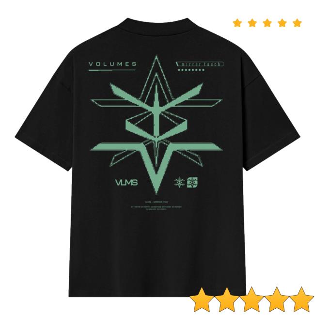 kenny sau Fearless Records Shop Merch Volumes Mirror Touch Outline Shirt kenny sau Fearless Records Shop Merch Volumes Mirror Touch Outline Shirt