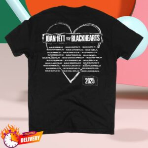 kenny sau Joan Jett Store Merch 2025 Tour Shirt