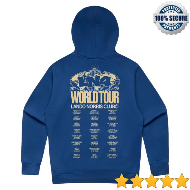 kenny sau Lando Norris Official Store Merch World Tour Hoodie kenny sau Lando Norris Official Store Merch World Tour Hoodie