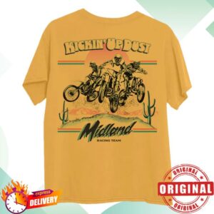 kenny sau Midland Official Merch Shop Kickin Up Dust Gold Shirt