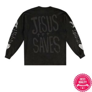 kenny sau Night Gallery Merch Shop Jesus Saves Long Sleeve Shirt kenny sau Night Gallery Merch Shop Jesus Saves Long Sleeve Shirt
