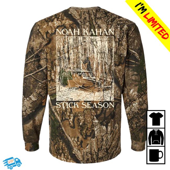 kenny sau Noah Kahan Store Merch Shop Stick Season Camo Long Sleeve Shirt kenny sau Noah Kahan Store Merch Shop Stick Season Camo Long Sleeve Shirt
