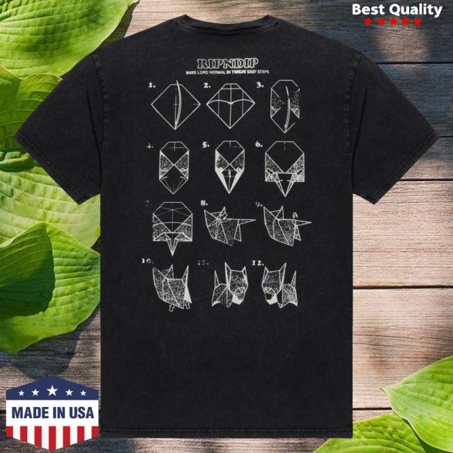 kenny sau Ripndip Clothing Shop Merch Origami Shirt kenny sau Ripndip Clothing Shop Merch Origami Shirt