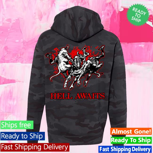 kenny sau Slayer Merch Shop Hell Awaits Camouflage Hoodie kenny sau Slayer Merch Shop Hell Awaits Camouflage Hoodie