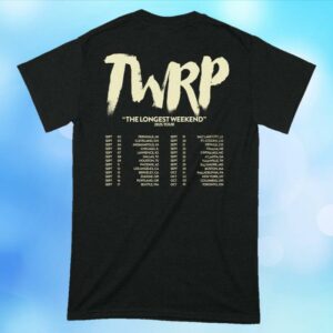 kenny sau Twrp Merch Official Store Shop The Longest Weekend 2025 Tour Shirt