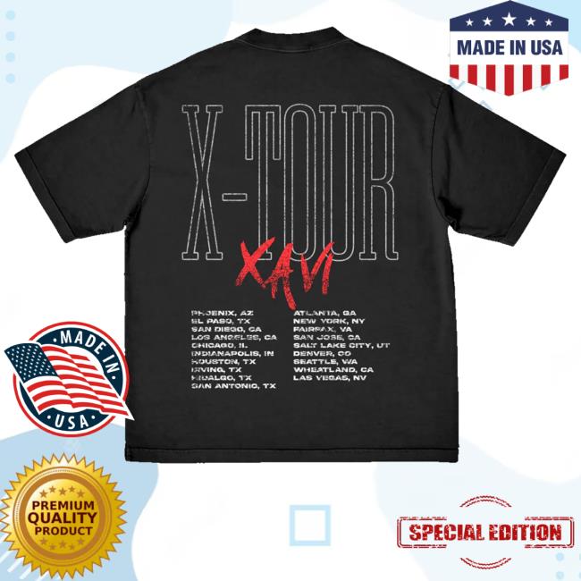 kenny sau Xavi Official Store Merch X Tour Shirt kenny sau Xavi Official Store Merch X Tour Shirt