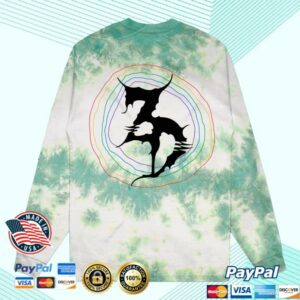 kenny sau Zeds Dead Merch Shop Zeds Dead Was Here V2 Tie Dye Green Long Sleeve Shirt