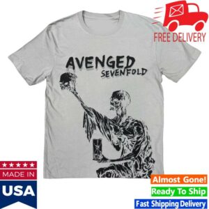kenny trc A7x World Merch Shop Avenged Sevenfold Europe Tour Skull Shirt