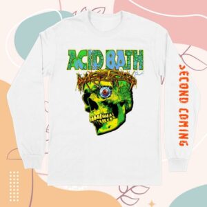kenny trc Acid Bath Official Merch Shop White Tour Long Sleeve Shirt kenny trc Acid Bath Official Merch Shop White Tour Long Sleeve Shirt