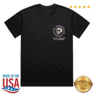 kenny trc Architects Official Store Merch Shop Head Full Of Flowers Black Tee