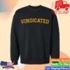 kenny trc Dashboard Confessional Store Merch Shop Vindicated Varsity Sweatshirt
