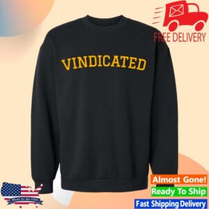 kenny trc Dashboard Confessional Store Merch Shop Vindicated Varsity Sweatshirt