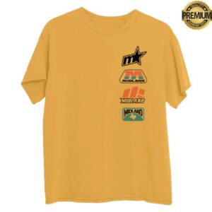 kenny trc Midland Official Merch Shop Kickin Up Dust Gold Shirt