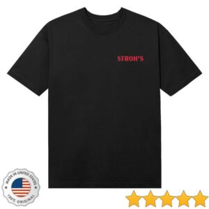 kenny trc Strohs Beer Store Merch Shop Since 1775 Black Shirt