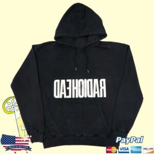 kenny trc Waste Head Quarters Store Merch Shop Radiohead 2025 Tour Black Hoodie