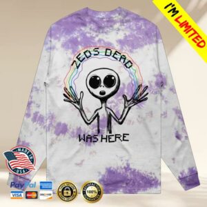 kenny trc Zeds Dead Merch Shop Zeds Dead Was Here V2 Tie Dye Long Sleeve Shirt