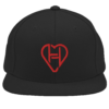 Ekoh Music Merch Store Heartagram Snapback Black Red