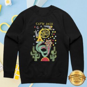 kenny 2025 Ambient Inks Merch Shop Capn Jazz Horn Crewneck
