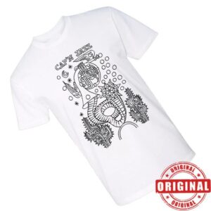 kenny 2025 Ambient Inks Merch Shop Capn Jazz Horn Tee Whites