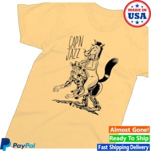 kenny 2025 Ambient Inks Merch Shop Capn Jazz Horse Tee Yellowe