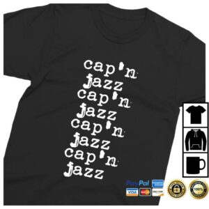 kenny 2025 Ambient Inks Merch Shop Capn Jazz Type Tee Blacko