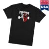 kenny 808 Skate Merch Store Thrasher X Spitfire Thrash And Burn T Shirt Blacka