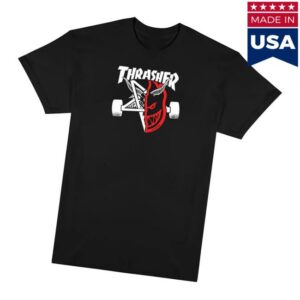 kenny 808 Skate Merch Store Thrasher X Spitfire Thrash And Burn T Shirt Blacka
