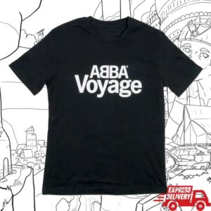 kenny Abba Voyage Merch Store 2026 Signature Tee Black