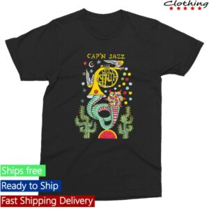 kenny Ambient Inks Merch Capn Jazz Horn Tee