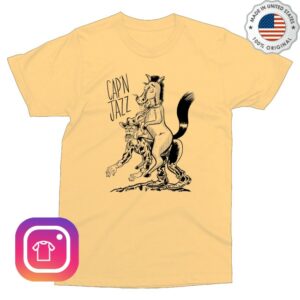 kenny Ambient Inks Merch Capn Jazz Horse Tee Yellow