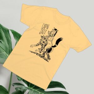 kenny Ambient Inks Merch Capn Jazz Horse Tee Yellow1