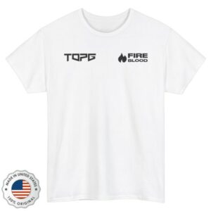 kenny Andrew Tate Merch Top G Fight Team X Fireblood Tee White0