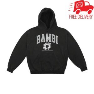kenny Anxious Merch Store Varsity Bambi Pullover Hoodie