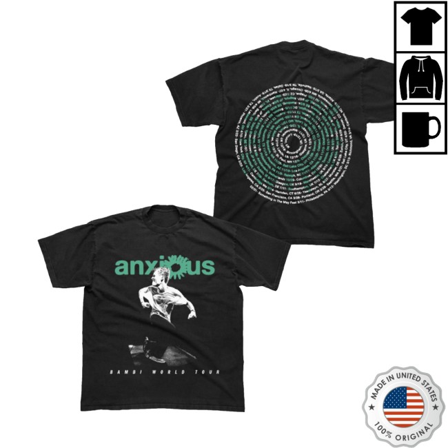 kenny Anxious Merch Store World Tour Shirt kenny Anxious Merch Store World Tour Shirt