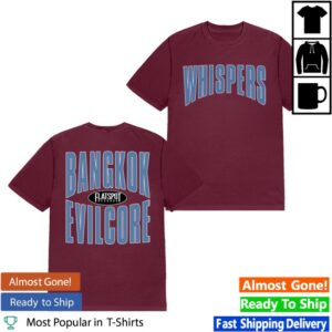 kenny Armada Merch Whispers Bangkok Evilcore Tee Maroon0