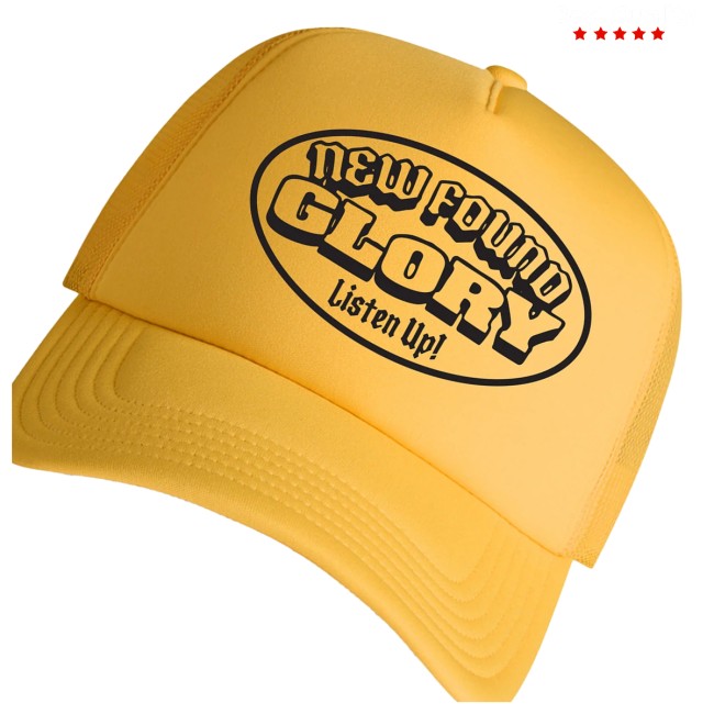 kenny Artist First Merch Store New Found Glory Sunset Trucker Hats kenny Artist First Merch Store New Found Glory Sunset Trucker Hats